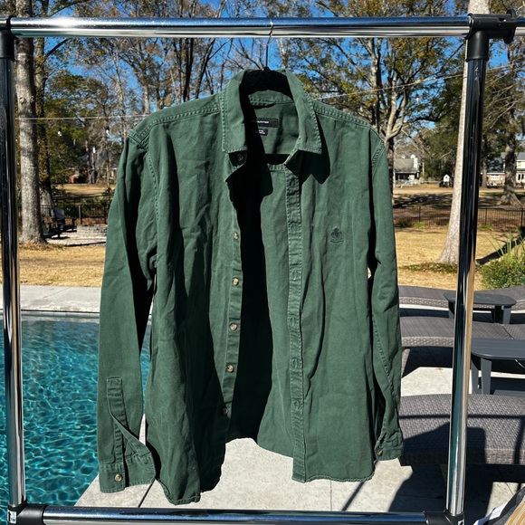 Urban outfitters green button up - Picture 1 of 4